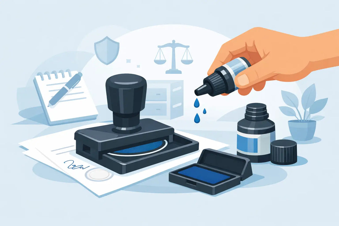 How to Reink Notary Stamp the Right Way