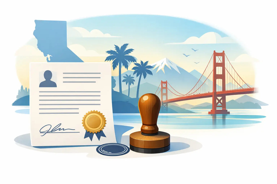 California Acknowledgment Certificate Form
