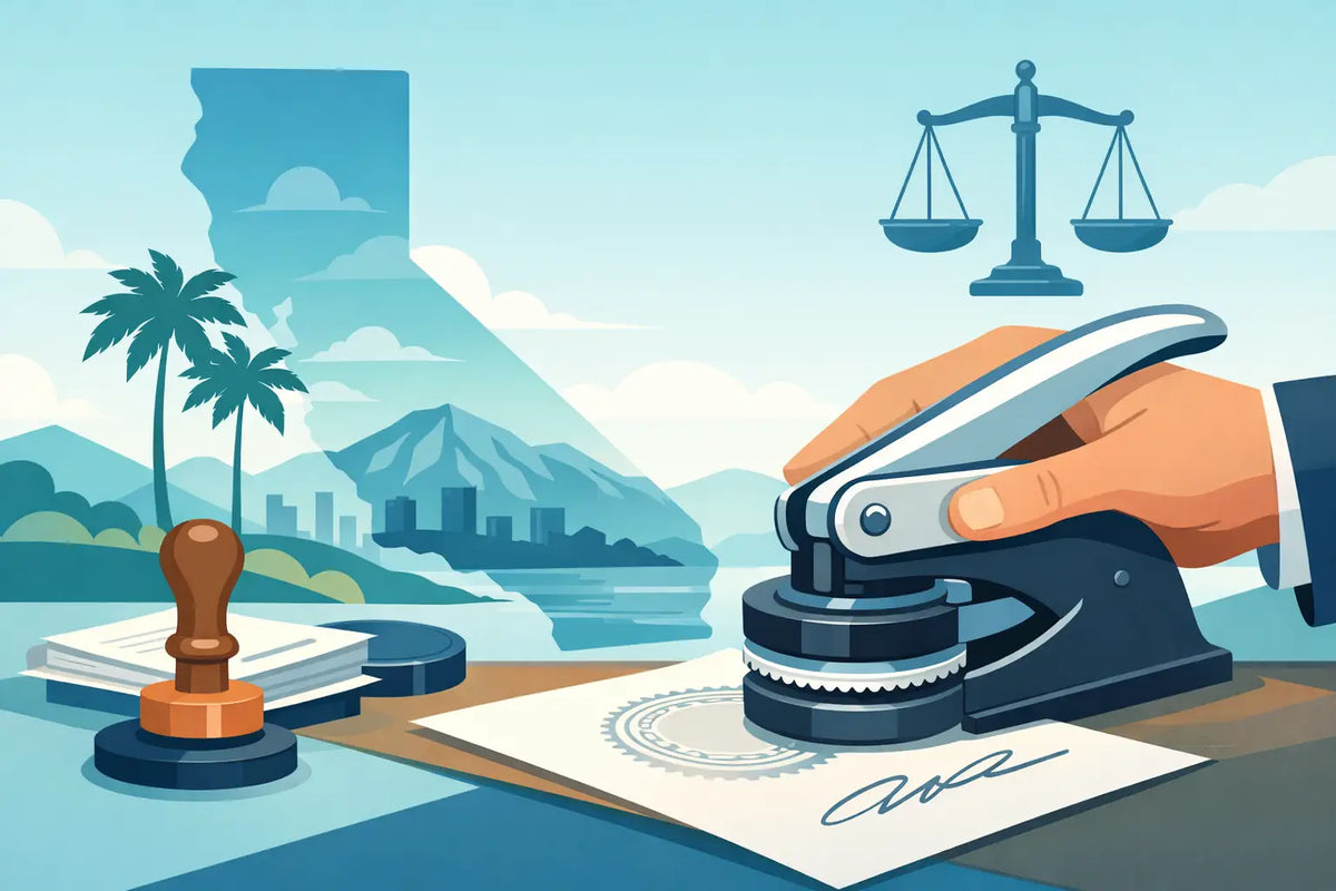 Can California Notaries Use Embossers Legally?