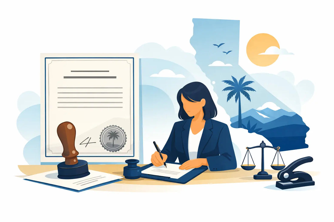 Notary Certificate Wording California Rules