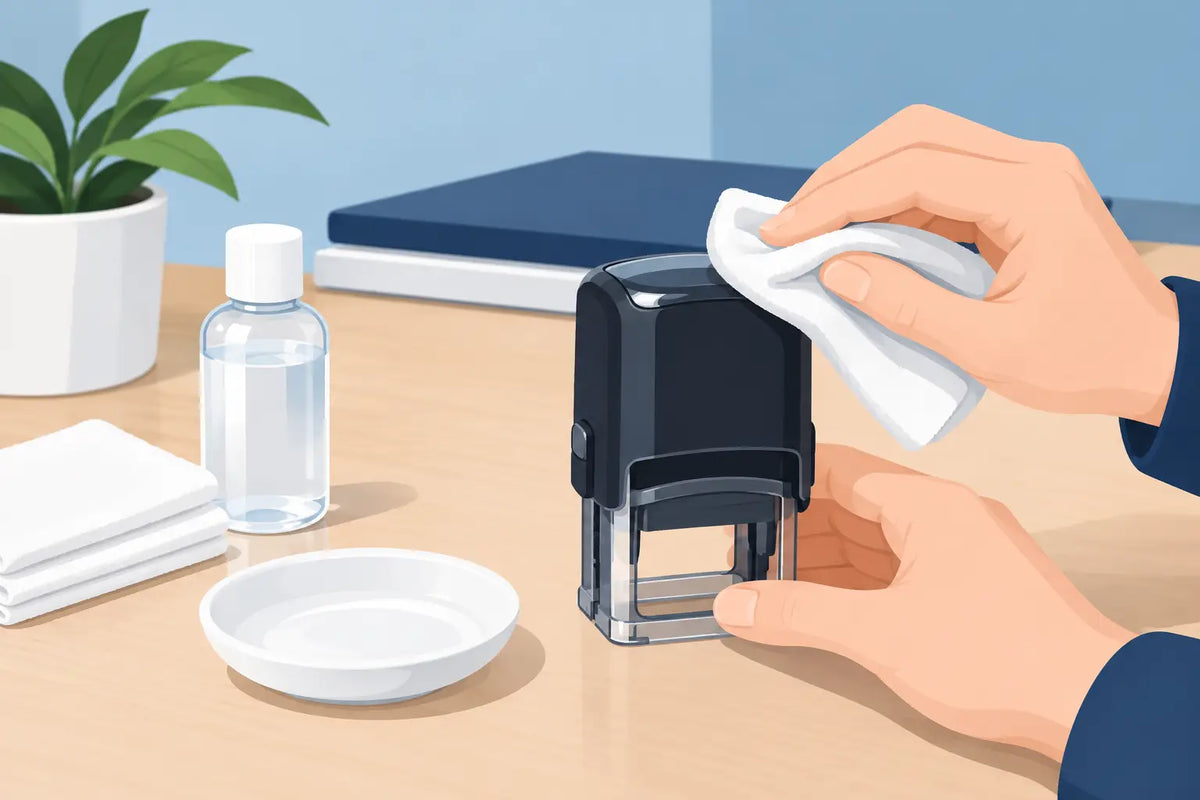 How to Clean Notary Stamp Without Damage