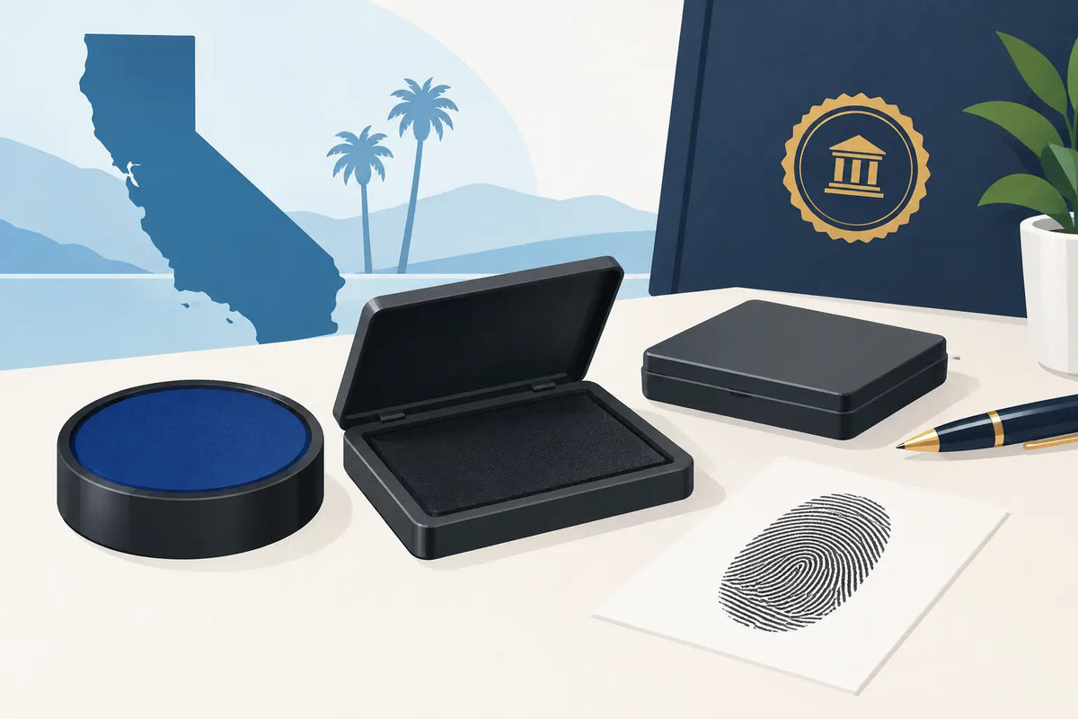 Best California Fingerprint Ink Pads for Notaries