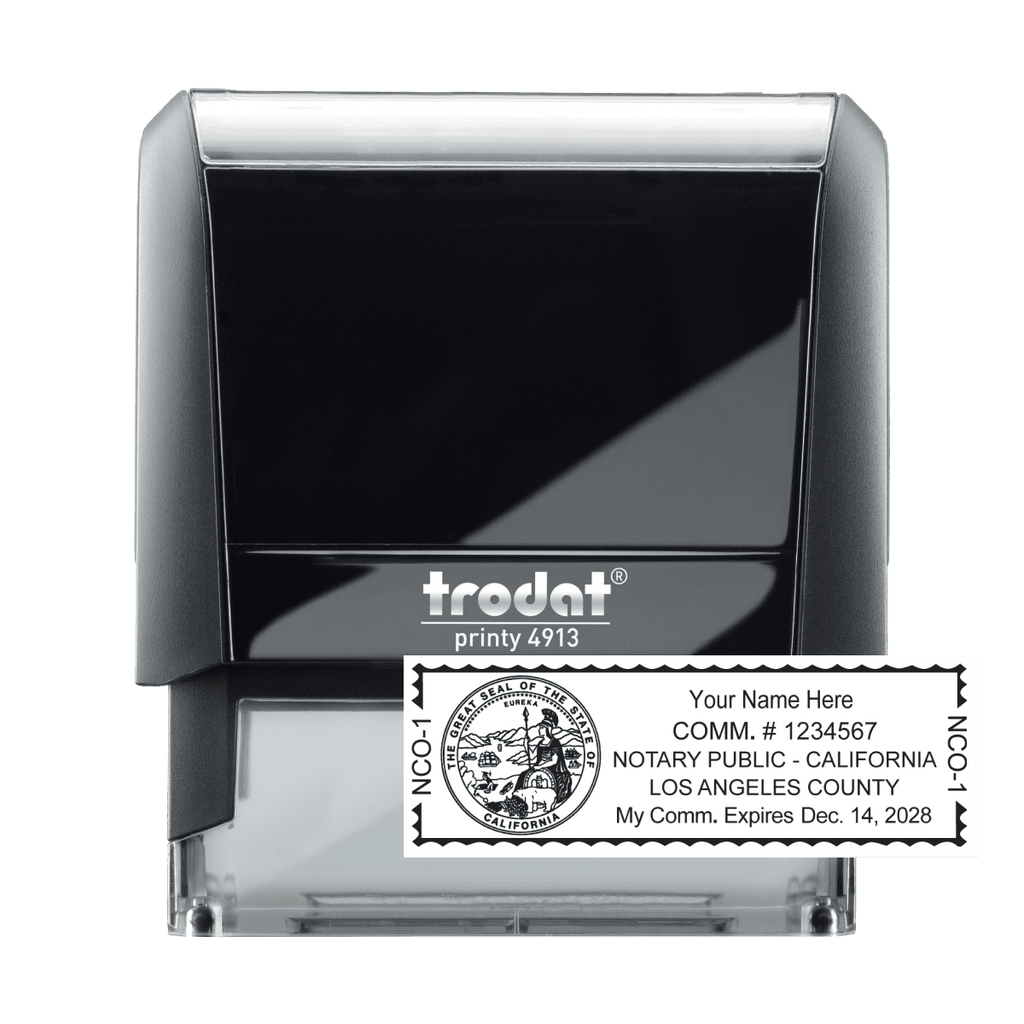 California Notary Stamp image 0