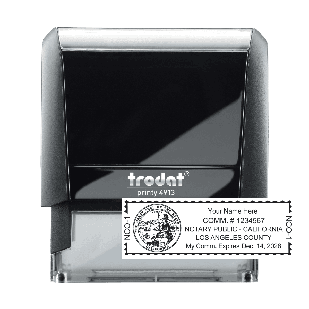 California Notary Stamp image 0