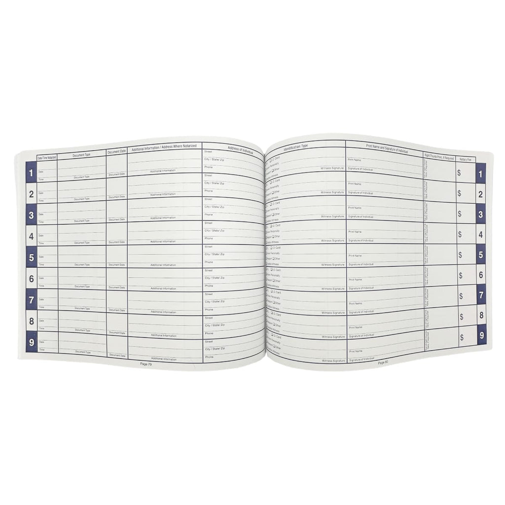 California Notary Journal image 1