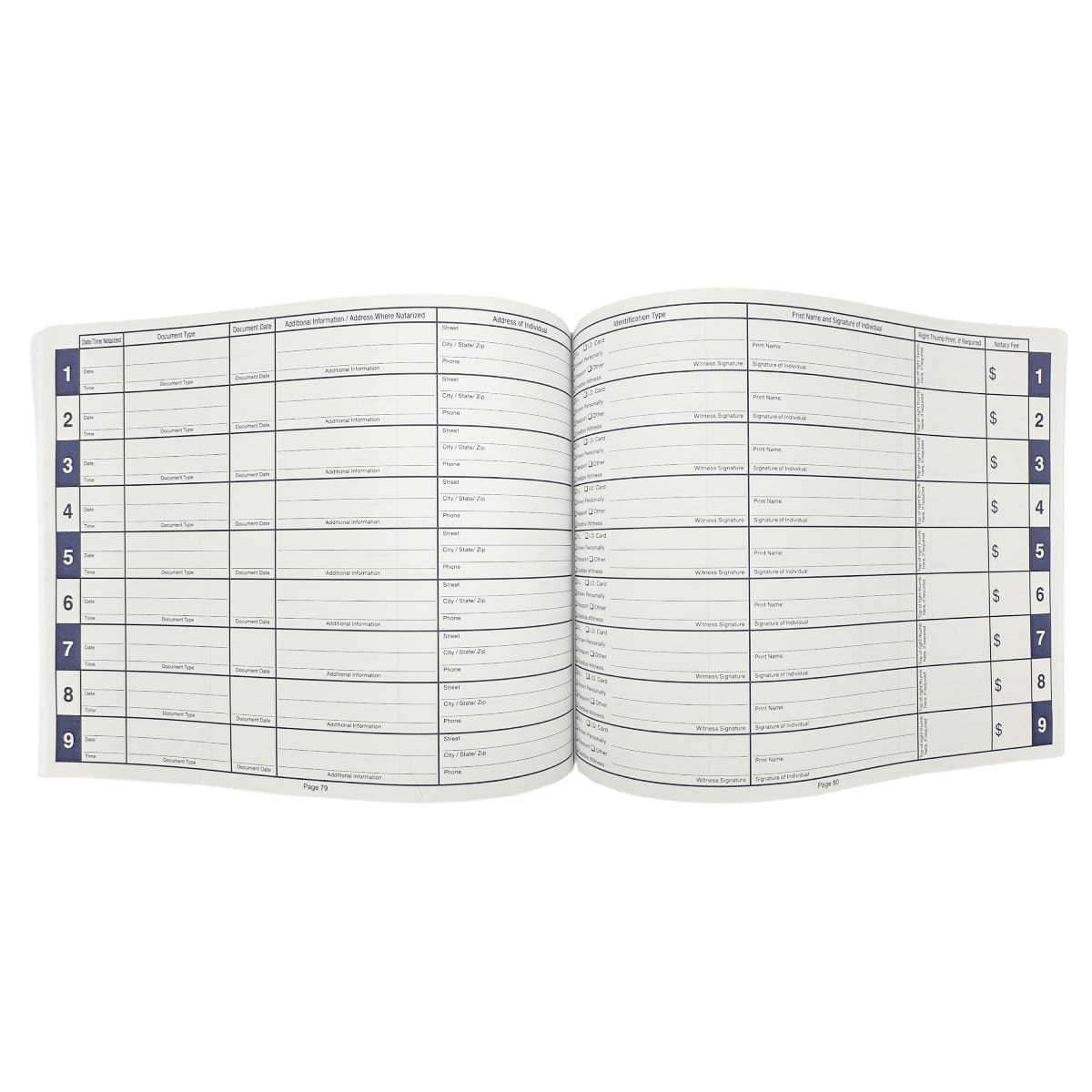 California Notary Journal image 1