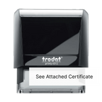 See Attached Certificate Stamp image 0