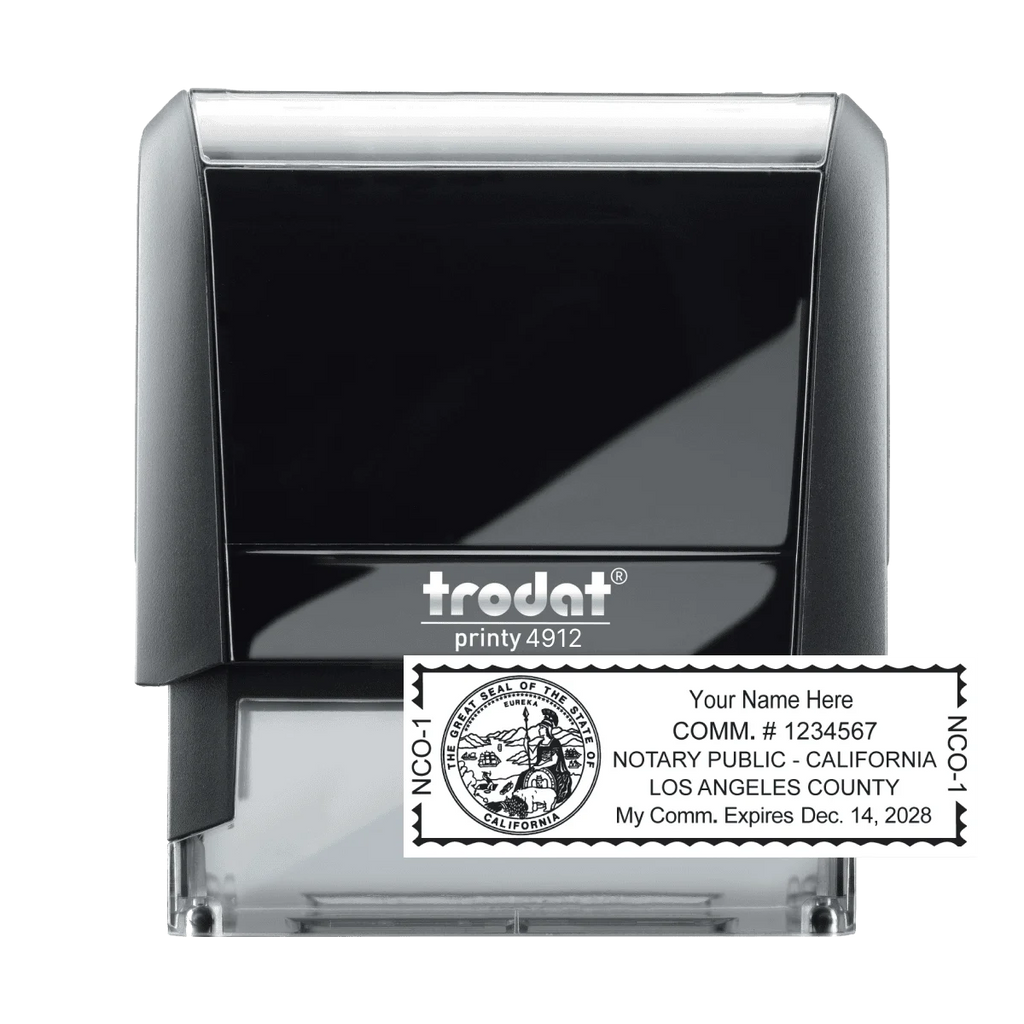 California Notary Stamp (Mini) image 0