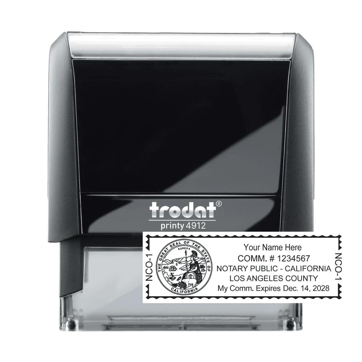California Notary Stamp (Mini) image 0