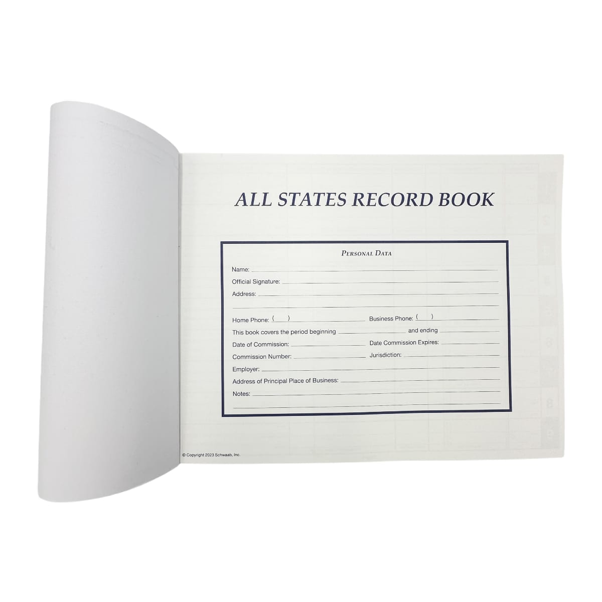 California Notary Journal image 2